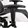 2022 Kommersiella möbler Gaming Office Swivel Chairs Black-white med nackstöd och ländryggen piller