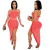 Fashion sexy empire strapless women Sequins Party dresses 2023 summer Women's rhinestone design Dress beautiful Nightclub tight Net yarn shirts woman clothes 5046