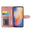 Skórzane etui na telefon Classic Wallfovproffovprofs with Card Slot Frame Flip Cover For Vivo Y53s Y72 Y91C Y91 Y90 Y95 Y93S Y93 Lite Y89 Y85 Y83 Pro Y81 Y81s Y75 Y75S Y73