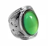 Mood Ring Vintage Ellipse Crystal Eagle Färgbyte Ringar