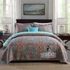 100% Cotton Western Style 3pcs Bedspread Bed With Pillowcases Printing Soft Travel Blanket Coverlet Comforters & Sets