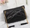 Женские сумки из овечьей кожи LOULOU PUFFER Fashion Solid Color Cover Shoulder Crossbody Cloud Messenger bag женские дизайнерские роскошные стеганые сумки среднего размера из натуральной кожи