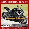 Injektionsformfee för Kawasaki Ninja Z-1000 Z 1000 R 2010-2013 år Bodys 15No.0 Z-1000R Z1000 10 11 12 13 Z1000R 2010 2012 2013 OEM Bodywork Factory Green