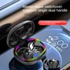 Colorful Lighting Wireless Earphones TWS Mini Bluetooth 5.2 Headphone Inear Sports Headset Ear Hook Stereo Sound Gaming Earbuds