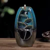 Backward incense burner stone Glazed pottery Living Room Decorations Aromatherapy Diffusers Ornament Home