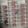 5ml quadrado vazio labial labelo tampão gradiente rosa azul plástico batom líquido recipientes cosméticos 5g