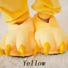 Winter Warm Soft Indoor Floor Slipper Men Shoes Paw Funny Animal Christmas Monster Dinosaur Claw Plush Home 211228