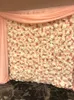 3D creatieve bloem muur gemaakt met stof worden opgerold kunstbloemstuk bruiloft achtergrond muur decor hortensia Rose239G