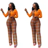 Kobiety Jumpsuits Rompers kombinezon damski kombinezon kobiet 2021 Streetwear plus size Romper Spring Summer-Up długie rękawy257n