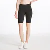 Short de course à pied de yoga Short de fitness à séchage rapide avec poches Short de cyclisme de course Leggings de sport respirants Short d'entraînement d'été taille haute