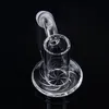 Sigara Aksesuarları Toptan Tamamen Kaynak Blender Dikişsiz Eğimli Kenar Sigara Kuvars Banger Beracky 10mm 14mm Ortak Temizle Stilleri Yağ Dab Rig Bangers Cam BSQB01