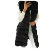 Mode Winterjas Dames Bont Gilet Vest Mouwloos vest Body Warmer Jacket Uitloper