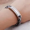 stainless steel id bracelet