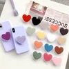 3D Color Universal Dobrável Anel de Dedo Suporte de Telefone Suporte Grip Tok Tomada de Telefone Para iPhone Samsung Telefon Suporte Ponto de Montagem