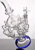 Vintage Octopus Arms Glass Hookah Bong Matrix Perc Recycler Unique Water Pipes Dab Rigs Avec 14.5mm Joint