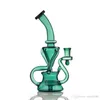 Bong narghilè Dab Rig Cera Bong ad acqua Heady Klein Recycler Bong banger al quarzo gorgogliatore ciclone bicchiere in vetro DabRigs