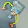 Faveur électrique dessin animé douche éléphant eau brouillard jouets grue salle de bain jeu éducatif pour enfants enfants