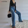 Pantalones vaqueros de cintura alta para mujer