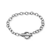 Fashion Trends Toggle Clasps Lobster Link Chain Bracelet 18CM Metal Alloy Jewelry for Women Factory Direct Sales