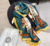 famous designer ms xin design gift scarf high quality 100% silk scarf size 180x90cm free delivery Buu4