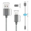 Câble USB Type C Boîtier Métallique Tressé Durable Étamage Chargeur Haute Vitesse Micro pour Android