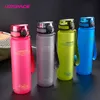 Bouteille d'eau de sport sans BPA Portable LeakProof Voyage Camp Randonnée Protéine Shaker Plastique écologique Ma boisson 500 1000 ml 211122