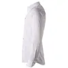 Beyaz Bambu Elyaf Elbise Gömlek Erkekler Yüksek Kalite Elastik Kolay Bakım Rahat Düğme Aşağı Gömlek Erkek Düğün Damat Örgün Chemise 210522