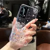 Bling Glitter Zachte Siliconen Cover TPU Terug mobiele telefoon gevallen Covers voor iPhone 13 Pro Max 12 Mini 11 XR 8 7 Plus Samsung S21 Ultra S20 FE A03S A21S A32 A52 A72 5G HUAWEI P40