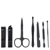 Party Favor Edelstahl Nagel Clippers Schere Mode 7-teilige Nägel Maniküre Sets Beauty Tools Set Event Geschenk T2I51882