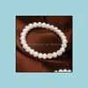 Beaded, Strands Bracelets Jewelry Wholesale Natural Crystal Bracelet 8-9Mm Pearl Single Row Of Light Flawless Drop Delivery 2021 9L04L