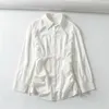 秋の長袖ホワイト急いでシャツのドレスの女性カジュアルなターンダウンカラーミニドレスシャツボタンレディオフィスvestidos 210415