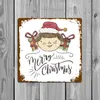 Merry Christmas Retro Poster Vintage Metalen Painting Tin Sign Home Bar Cafe Room Pub Decoratie Santa Claus Decor Wall Art Stickers