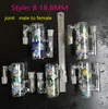 various style glass ash catcher for Glass bong water Pipe Reclaim AshCatcher Lacunaris Inline two honeycombs Ashcatcher in 18mm or 14mm