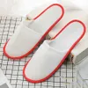 Witte zachte wegwerp slippers Travel Inn spa antislip slippers home gasten schoenen ademend