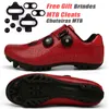 Scarpe da ciclismo Scarpe da tacchetti Sapatilha Ciclismo Mtb Uomo Sneakers da bicicletta da strada Donna Mountain Bike Scarpe da ginnastica da esterno Unisex Taglia grande