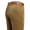 Wysokiej jakości duży rozmiar zima ciepłe grube spodnie sztruksowe męskie casual brown spodnie czarne khaki zielone niebieskie klasyczne mężczyźni