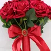 Composizione floreale per matrimonio Bouquet da sposa Bouquet rosso De Mariage306m