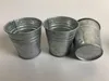 D7XH7CM Metal cup Galvanized Succulent Pots Vintage Nostalgia Mini Garden Silver Tin Planter wedding succulents pot RH9239