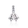 sterling silver christmas bells