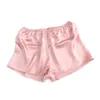 SuyaDream Damen-Seidenshorts, 19 mm, 100 % Seidensatin, bequem, gesund, elastische Taille, für Zuhause, Frühling, Sommer, einfarbig, kurz 210719