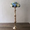 Candle Holders 60 CM24quot Metal Candlestick Flower Vase Table Centerpiece Event Rack Floor Road Lead Wedding Decor7246911