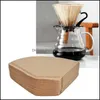Küchenbootküche, Essbar Hausgarten Kaffeefilter Filter Papierfilter Einweg für 2-4 Tassen Küche Restaurant Shop Drop Deliv