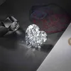 Pietre preziose sciolte da 0,3 ct a 4 ct Pietre Moissanite D Colore VVS1 Tester di diamanti a taglio eccellente a forma di cuore per gioielli da donna