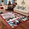 Noël rouge camion neige Cardinal vivant 3D imprimé tapis tapis antidérapant grand tapis tapis décoration de la maison 2111246729128