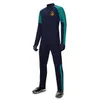 Rio Ave Soccer Herren-Trainingsanzüge, hochwertiger Pullover-Trainingsanzug, 100 % Polyester, Jacke, Trikot, Fußball-Heimtrikots