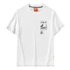 Sh283 Ny sommarpar T-shirts Kvinnor och män Enkelt tryckt Streetwear Hip-Hop All-Match Solid Färg Half Sleeve Ungdom Tops H1218