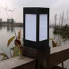 LED Lampy Słoneczne Filar Light Outdoor Ogród Willa Coffee Wall Drzwi Zewnętrzna Lantern Post Patio Fence Yard Balkon Lampa