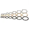 Bag Parts & Accessories 5Pcs Round O Ring Circle Spring Snap For DIY Keyring Hook Buckle Purse Dog Chain Clasp Clip Metal Bags