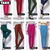 Plus size 5XL 18 Colors Candy Color Leggings For Women Summer High Waist Stretch office Girls Skinny Female pants 210608