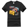 Camisa do vintage do punk camisa dos anos 80s Cassete Cassete Homem T Camiseta Geas dos Geas personalizados T-shirt engraçado do t-shirt da música 210706